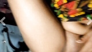 Indian hottie masturbating for cum