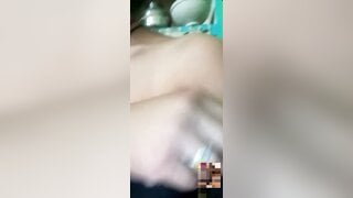 Indian Bhabhi playing with her tits