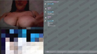 3 CLIPS FROM THE SAME HUGE TITTED GIRL