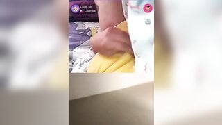 Pussy flash on Omegle with big dick