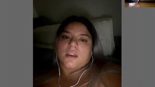 Omegle Chubby Masturbates and Dirty Talks
