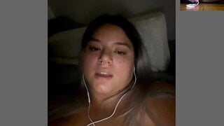Omegle Chubby Masturbates and Dirty Talks