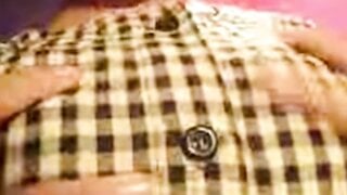 Asian teen teases