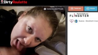 blonde sucking bbc flingster