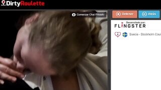blonde sucking bbc flingster