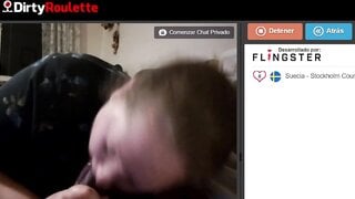 blonde sucking bbc flingster