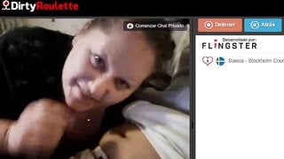 blonde sucking bbc flingster
