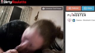 blonde sucking bbc flingster