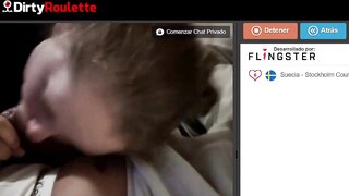 blonde sucking bbc flingster