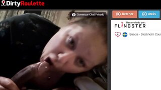 blonde sucking bbc flingster