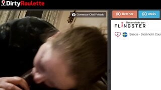 blonde sucking bbc flingster