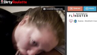 blonde sucking bbc flingster