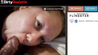 blonde sucking bbc flingster