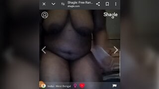 Indian chubby girl on shagle
