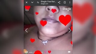 Indian chubby girl on shagle