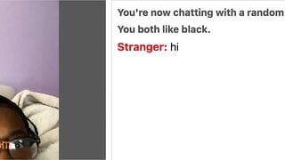 Omegle Pretty Young Ebony Teen Show Big Tits