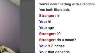 Omegle Pretty Young Ebony Teen Show Big Tits