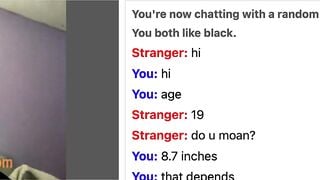 Omegle Pretty Young Ebony Teen Show Big Tits