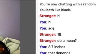 Omegle Pretty Young Ebony Teen Show Big Tits