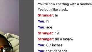 Omegle Pretty Young Ebony Teen Show Big Tits