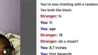 Omegle Pretty Young Ebony Teen Show Big Tits