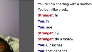 Omegle Pretty Young Ebony Teen Show Big Tits