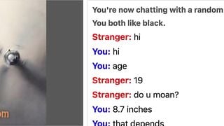 Omegle Pretty Young Ebony Teen Show Big Tits