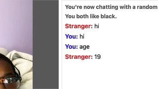 Omegle Pretty Young Ebony Teen Show Big Tits