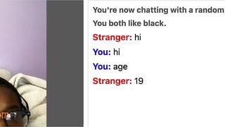 Omegle Pretty Young Ebony Teen Show Big Tits