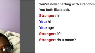Omegle Pretty Young Ebony Teen Show Big Tits
