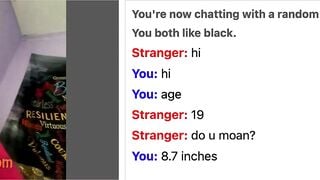 Omegle Pretty Young Ebony Teen Show Big Tits