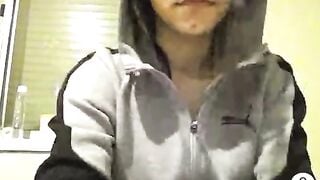 Australian Slut Sucks Tits For Daddy