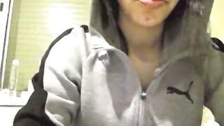 Australian Slut Sucks Tits For Daddy