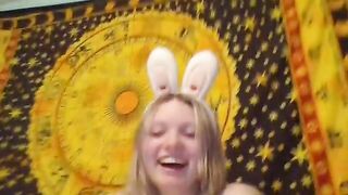 Omegle Bunny Slut W BF On Call At The Same Time