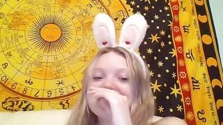 Omegle Bunny Slut W BF On Call At The Same Time