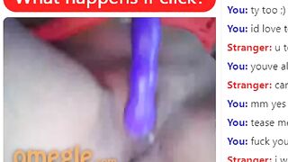 Cute Brunette Toys Her Pussy On Omegle