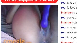 Cute Brunette Toys Her Pussy On Omegle