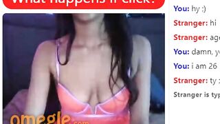 Cute Brunette Toys Her Pussy On Omegle
