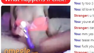 Cute Brunette Toys Her Pussy On Omegle