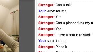 Omegle White Slut Wants To Suck Bbc