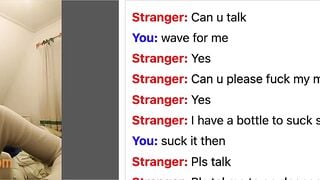 Omegle White Slut Wants To Suck Bbc
