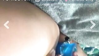 Omegle Babe Fucks Herself For Daddy’s Cum