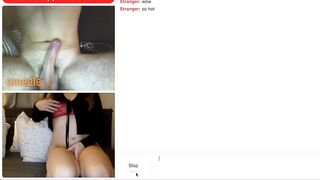 Girlfriends Doggystyle Makes Guy Cum On Omegle