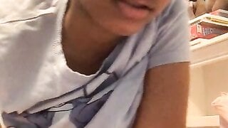 New York's Ebony Teen Show Naked in Chatrandom