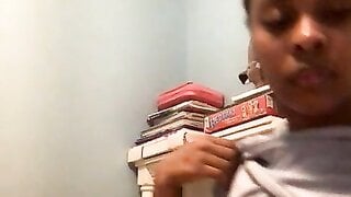 New York's Ebony Teen Show Naked in Chatrandom