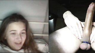 British Teen Livestreams Kingdickflash's Cock