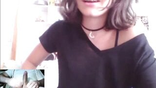 Adorable Teen Says She's Disgusted by Kingdickflash but Won't Look Away