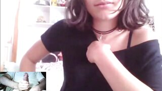 Adorable Teen Says She's Disgusted by Kingdickflash but Won't Look Away