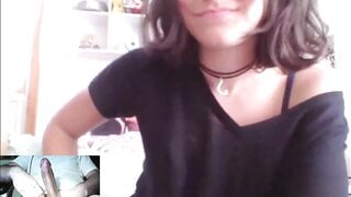 Adorable Teen Says She's Disgusted by Kingdickflash but Won't Look Away