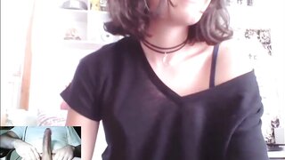 Adorable Teen Says She's Disgusted by Kingdickflash but Won't Look Away